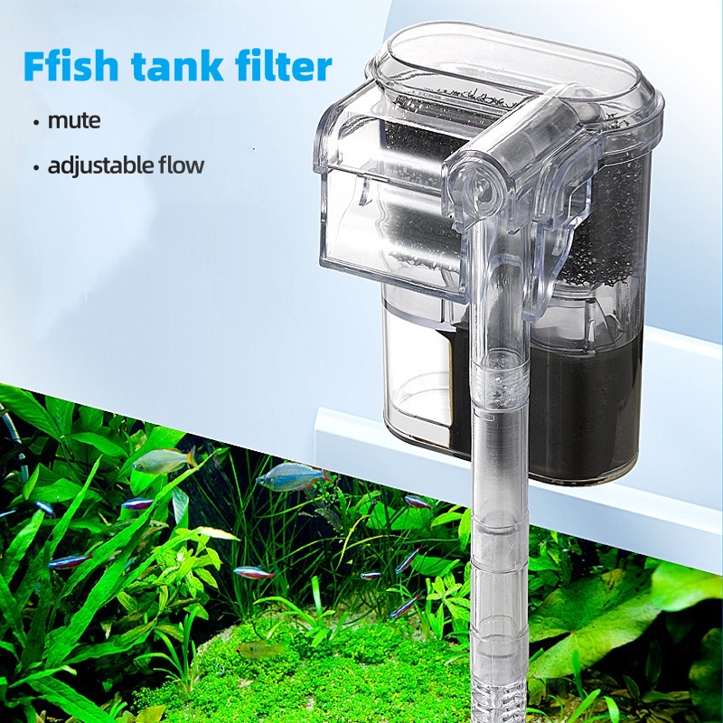 Cleaner Fish Aquarium - Mini Suspended USB Filter for Fish