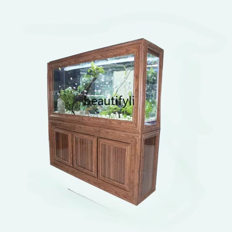Live Fish Aquarium - Chinese Fish Tank Large Living Room