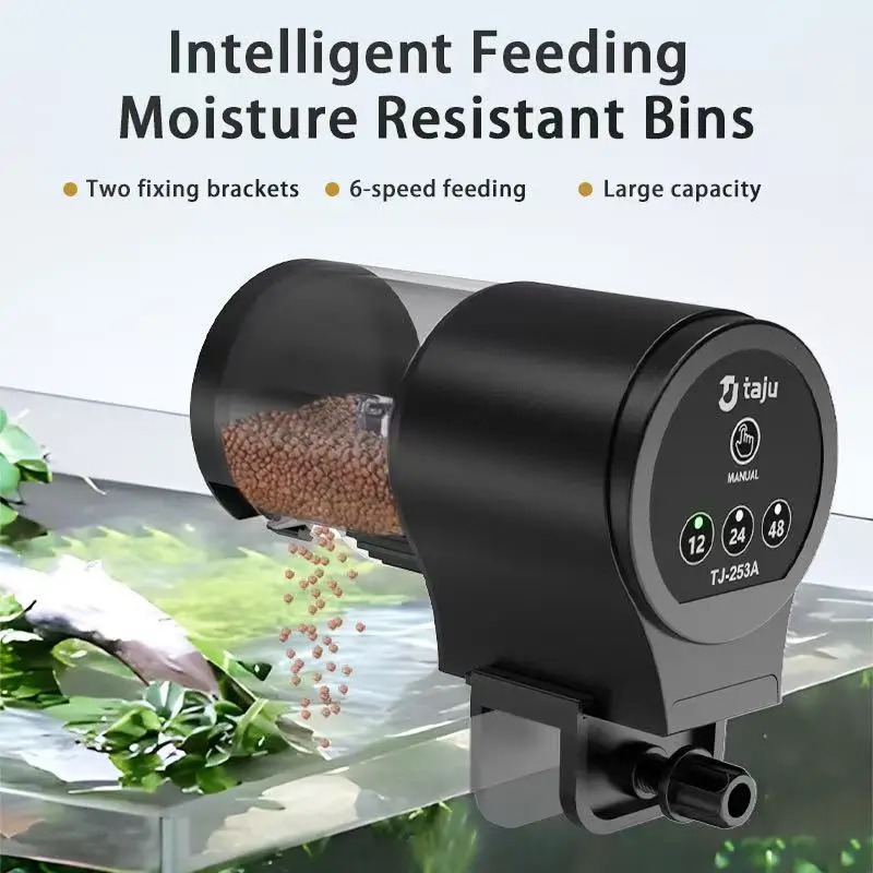 Aquarium Fish Auto Feeder - Fish Tank Feeder Intelligent Timed Feeder