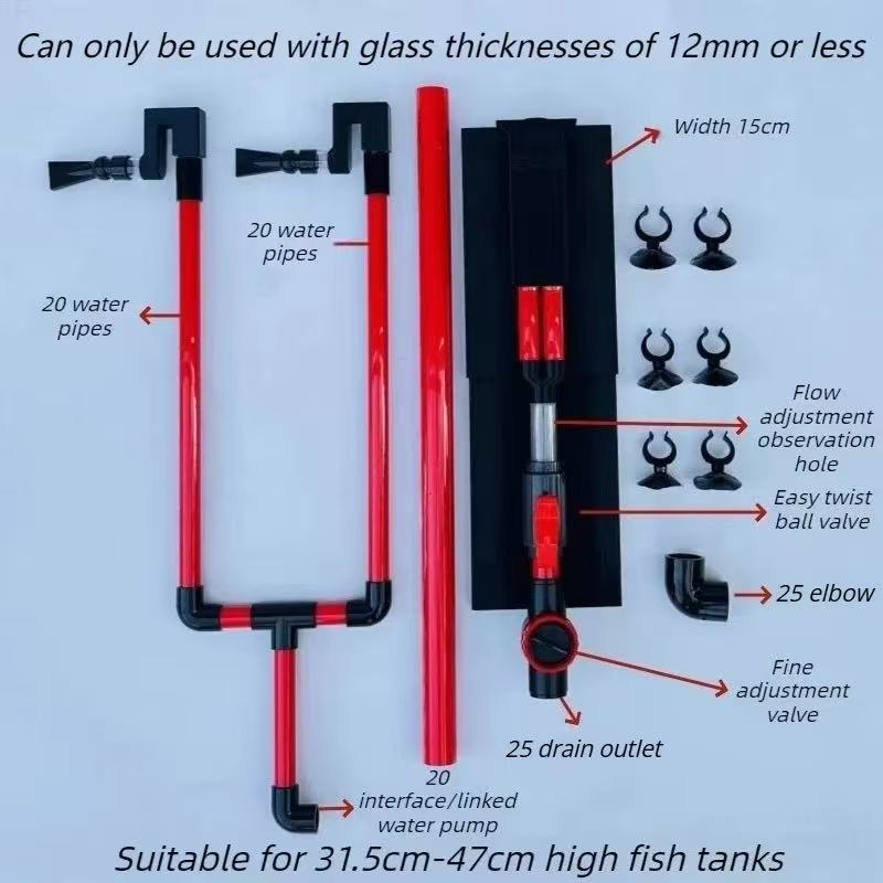 Siphon Aquarium Filter Double  - Cleaner Fish Aquarium 评论和价格