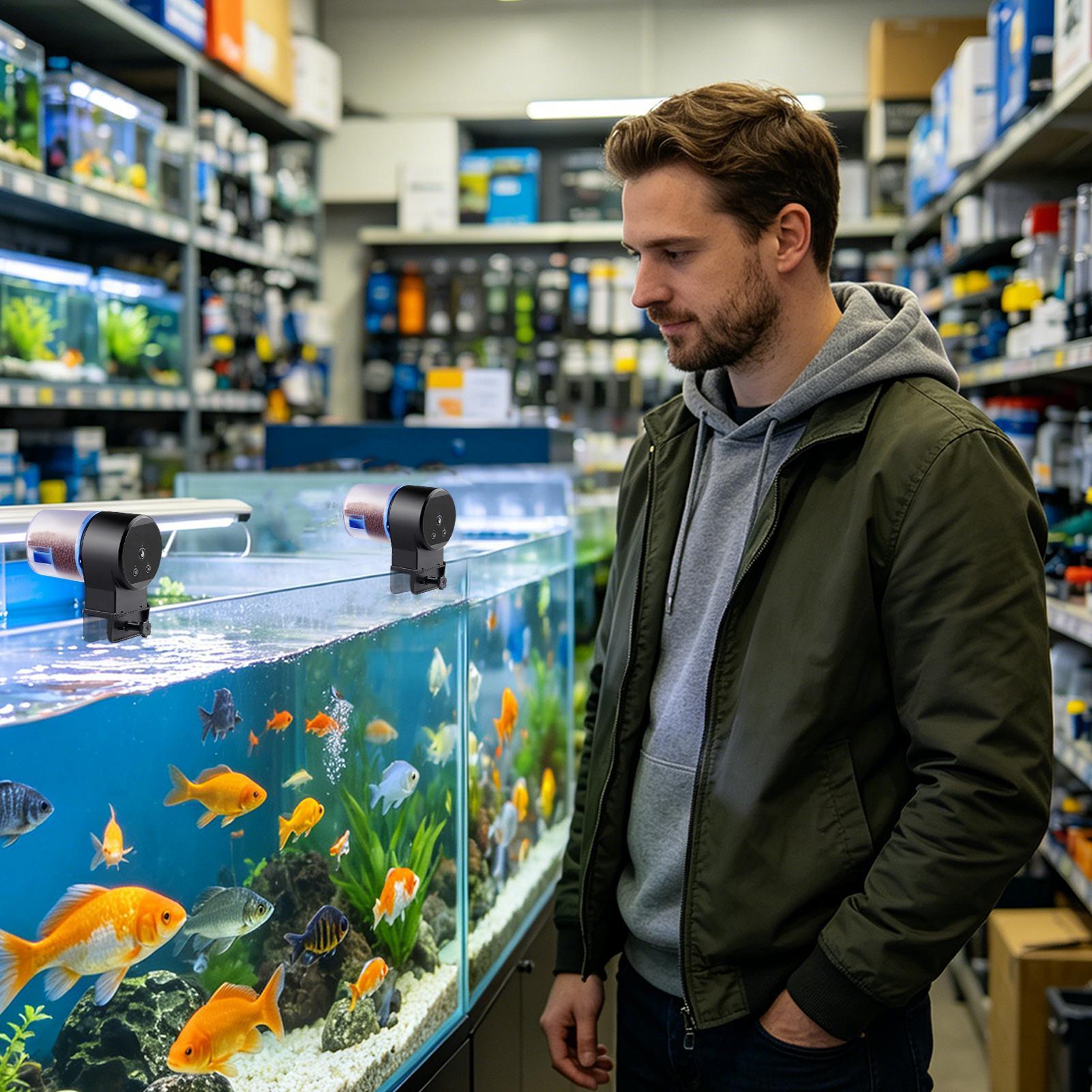 Fish Automatic Feeder Adjustab - Aquarium Fish Auto Feeder 评论和价格