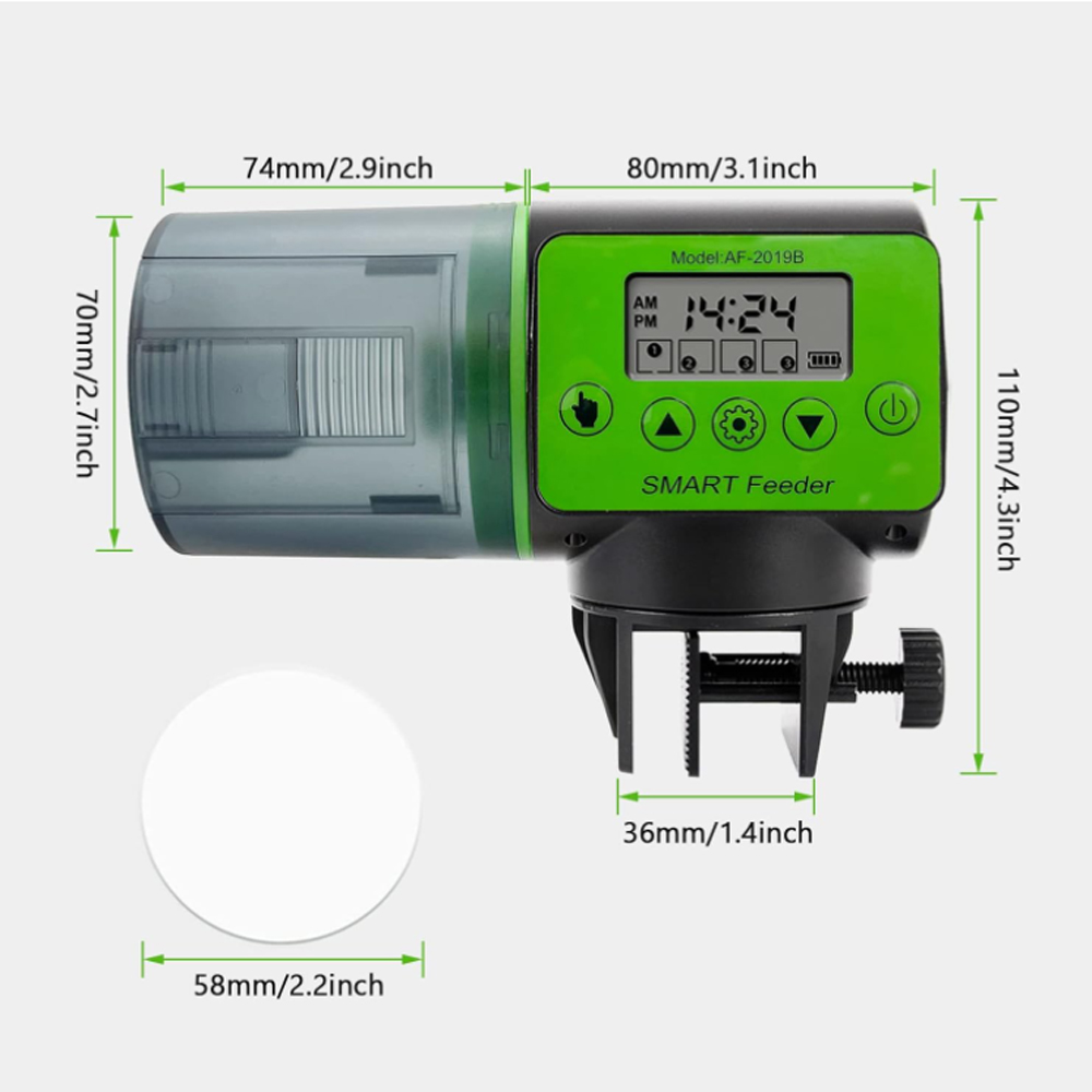 Automatic fish tank feeder int - Aquarium Fish Auto Feeder 评论和价格