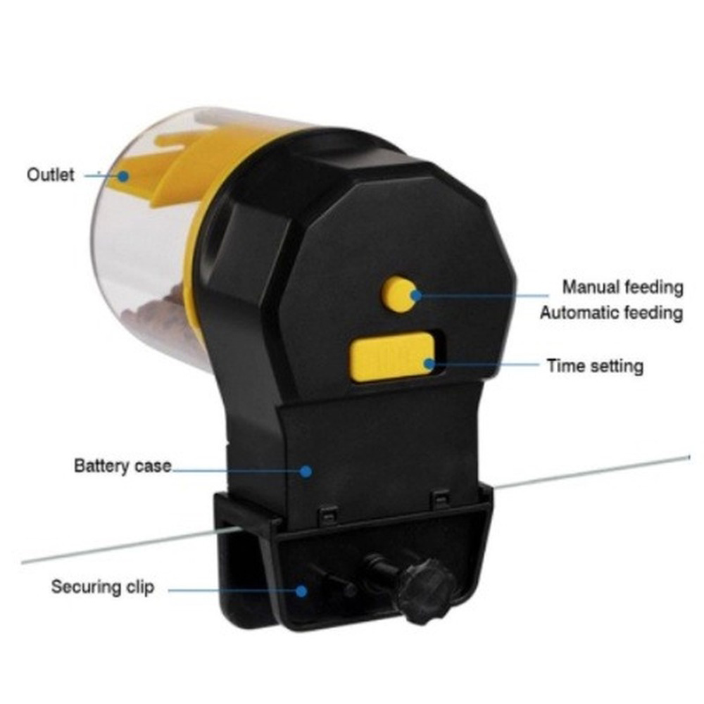 Automatic fish tank feeder int - Aquarium Fish Auto Feeder 评论和价格