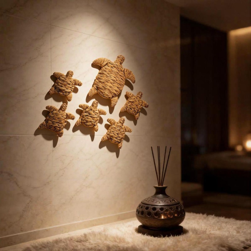 Handmade Crochet Turtle Wall H - Live Fish Aquarium 评论和价格