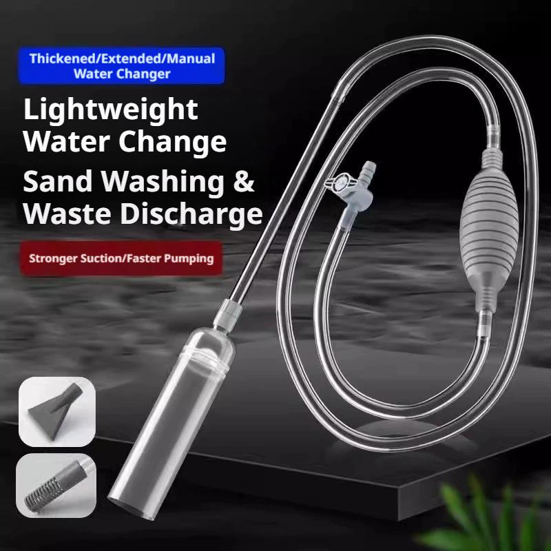 Manual Aquarium Siphon Fish Ta - Cleaner Fish Aquarium 评论和价格