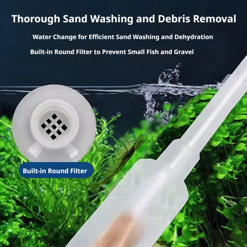 Manual Aquarium Siphon Fish Ta - Cleaner Fish Aquarium 评论和价格