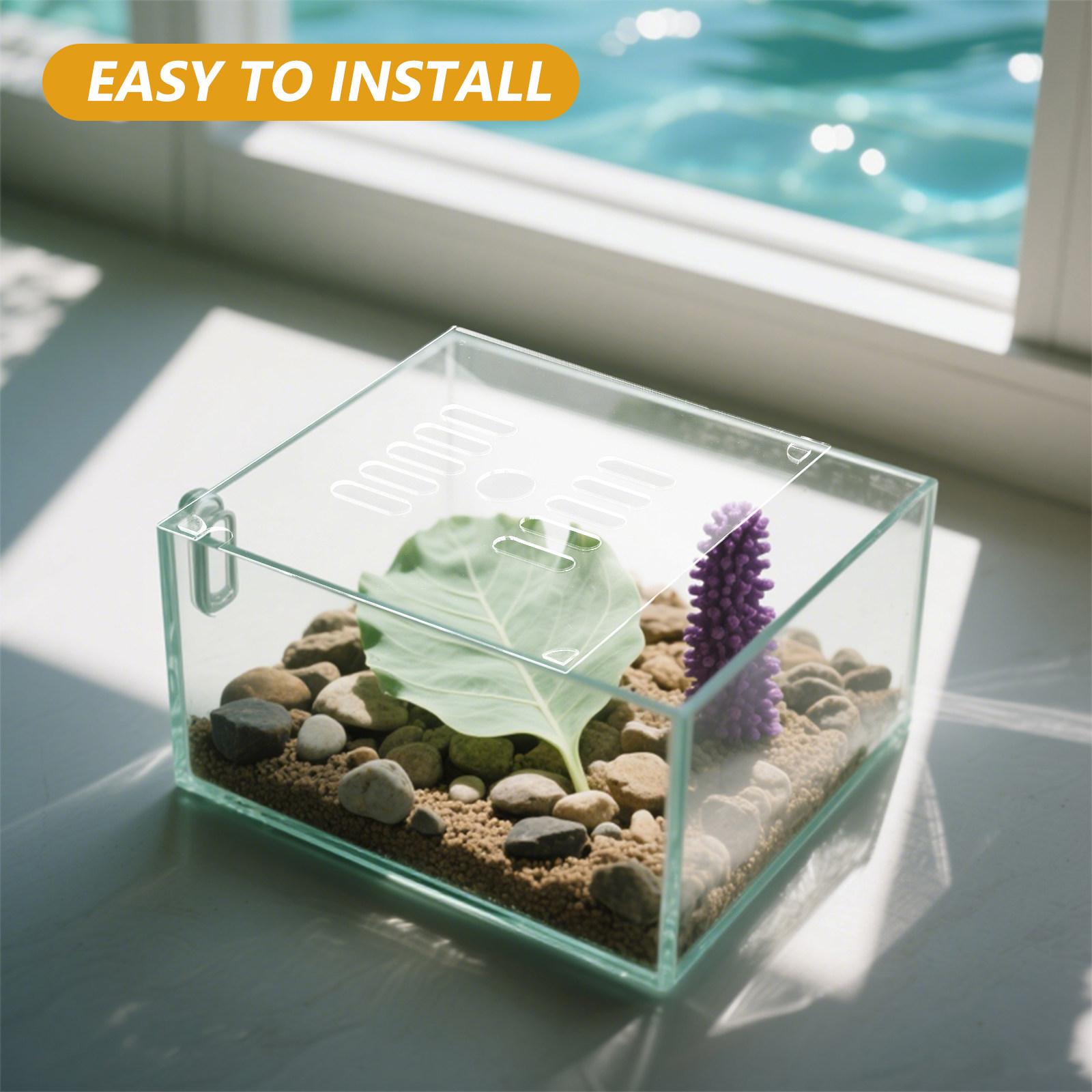 2Pcs Fish Tank Lid Acrylic 15C - Aquarium Fish In Bowl 评论和价格