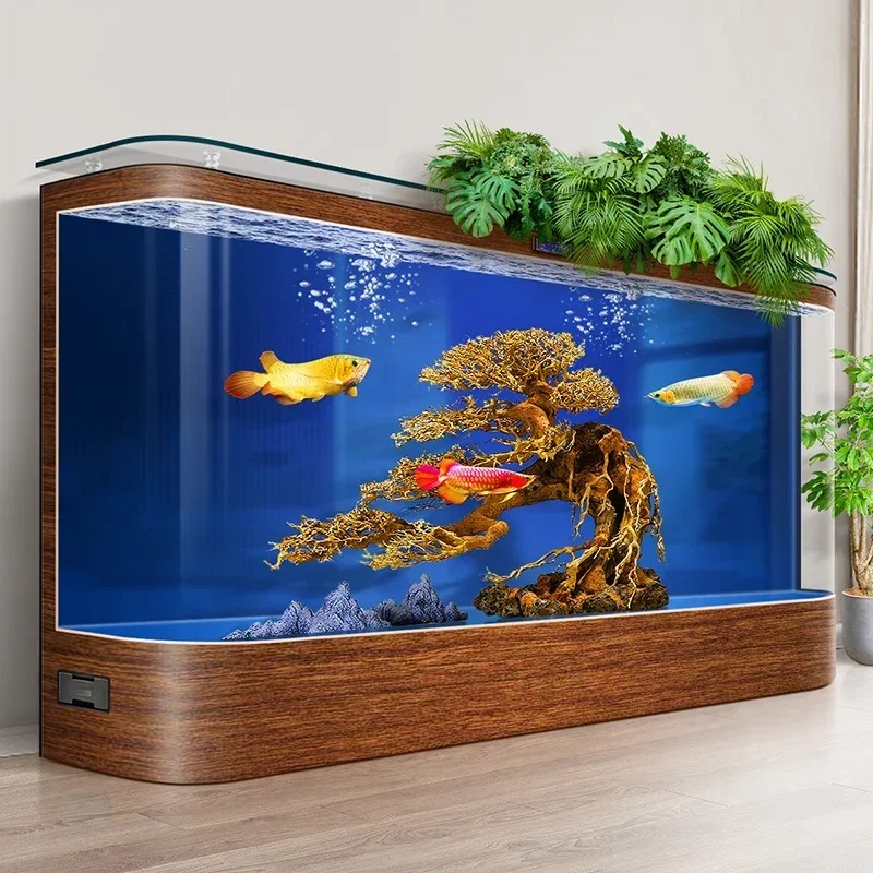 Floor-to-ceiling ecological fi - Live Fish Aquarium 评论和价格