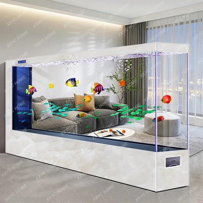 WWSuper large floor-to-ceiling - Live Fish Aquarium 评论和价格