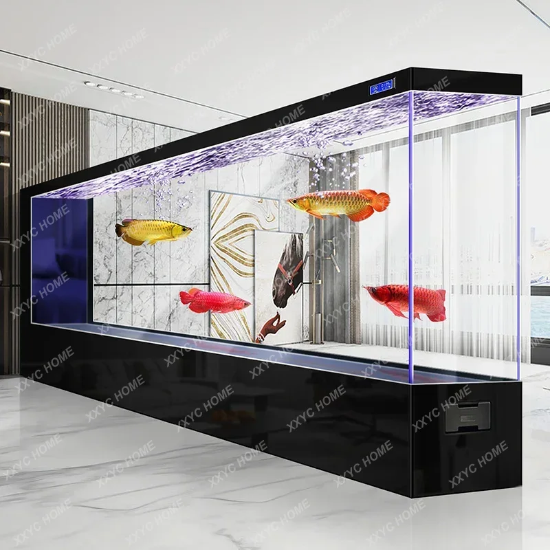 WWSuper large floor-to-ceiling - Live Fish Aquarium 评论和价格