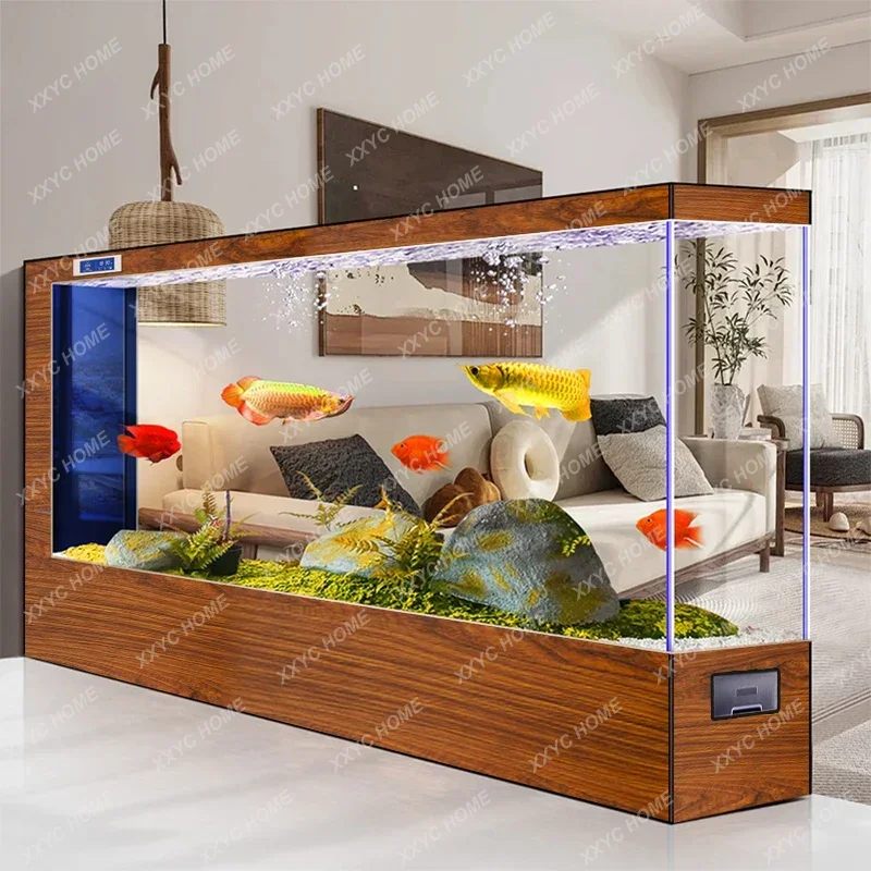 WWSuper large floor-to-ceiling - Live Fish Aquarium 评论和价格