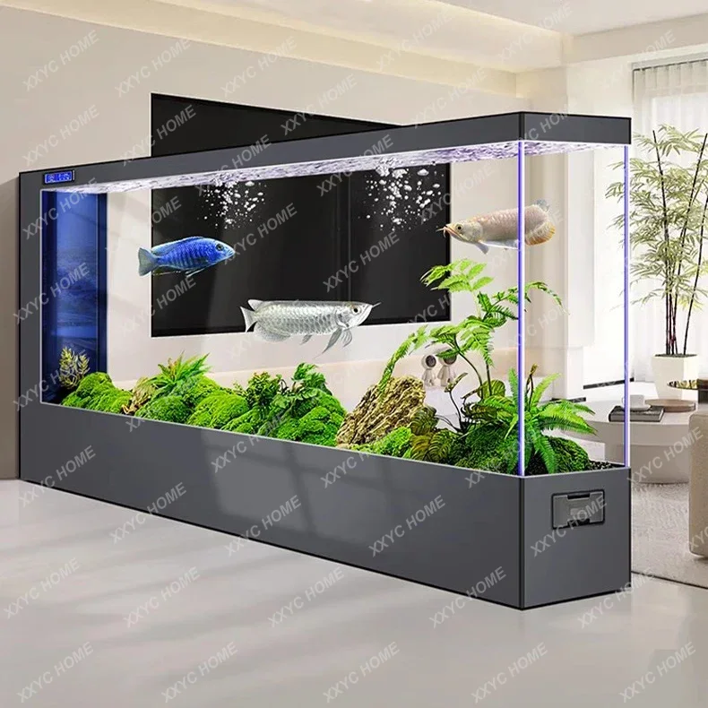 WWSuper large floor-to-ceiling - Live Fish Aquarium 评论和价格