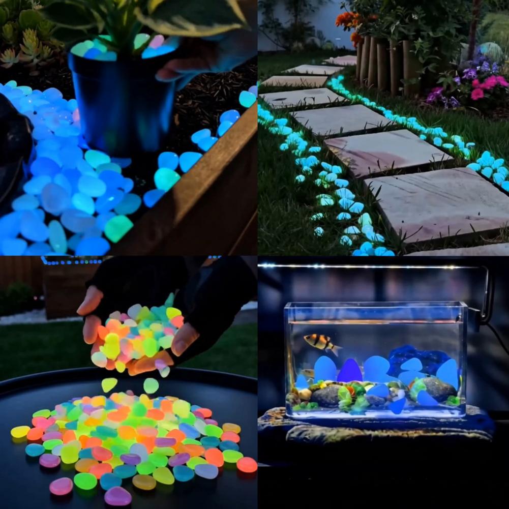 Glow-in-the-Dark Resin Pebbles - Aquarium Fish That Glow In The Dark 评论和价格