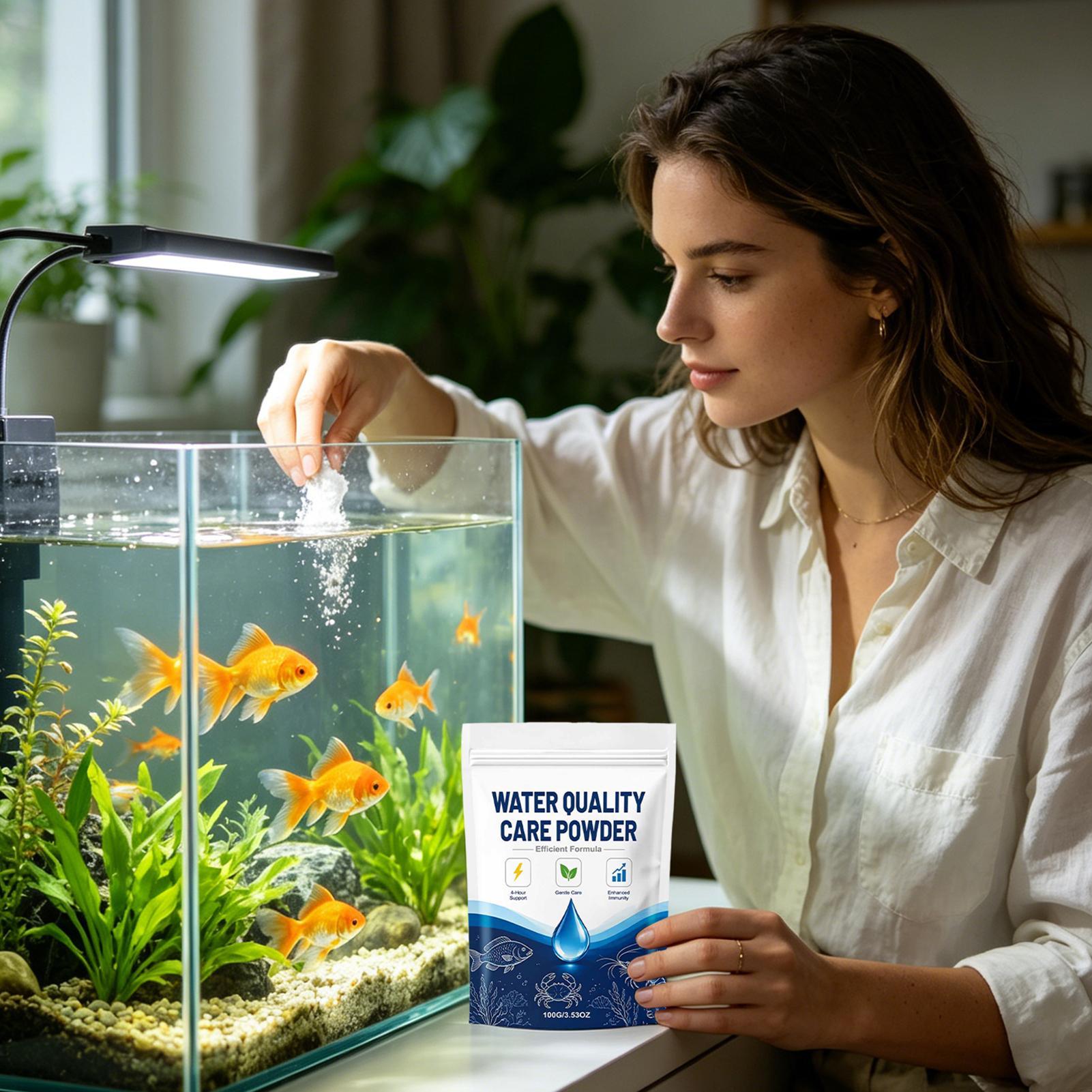 100g Aquarium Water Clarifier  - Cleaner Fish Aquarium 评论和价格