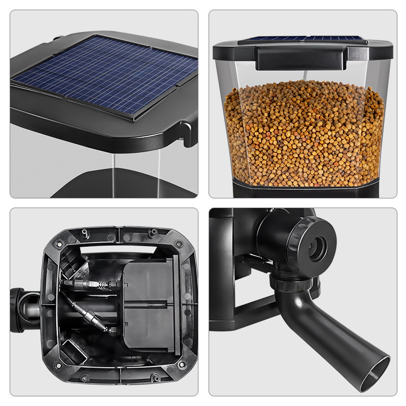 jebao solar koi pond outdoor f - Aquarium Fish Auto Feeder 评论和价格