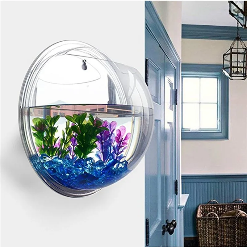Transparent acrylic hanging wa - Aquarium Fish In Bowl 评论和价格