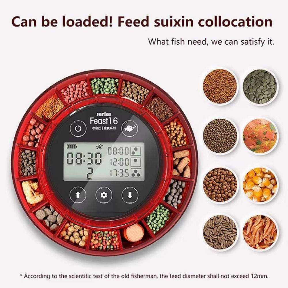with Timer Fish Auto Feeder LC - Aquarium Fish Auto Feeder 评论和价格