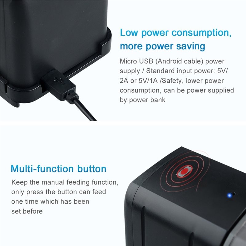 ABGH-Wifi Smart Aquarium Feede - Aquarium Fish Auto Feeder 评论和价格