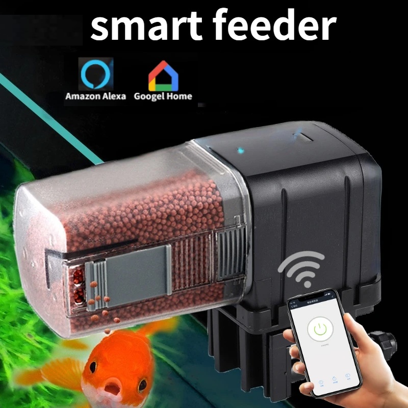 WiFi Fish Feeder Automatic Fis - Aquarium Fish Auto Feeder 评论和价格