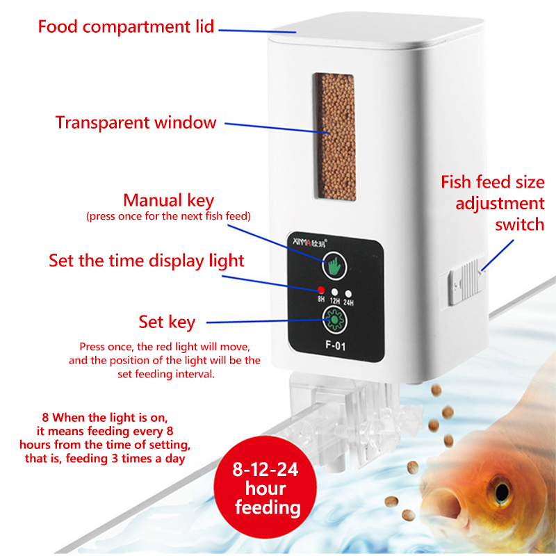 400ml Aquarium Automatische Fe - Aquarium Fish Auto Feeder 评论和价格