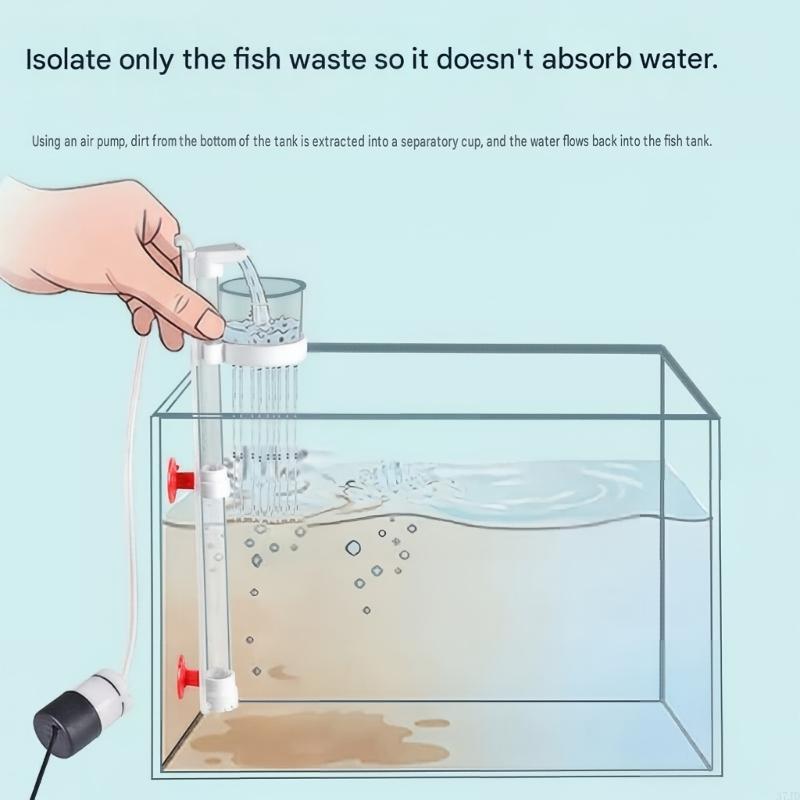 Air Lifts Aquariums Waste Coll - Cleaner Fish Aquarium 评论和价格